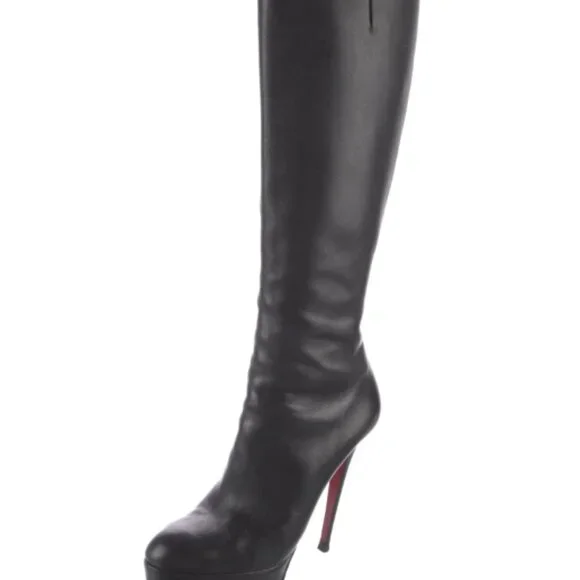Christian Louboutin Bianca Botta leather platform boot - Picture 7 of 9